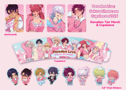 Paradox Live: Sakura Showcase Cupsleeve Event Merch
